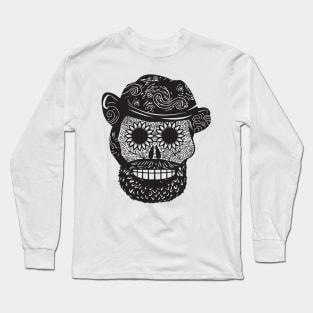 Vincent Van Gogh Dia De los Muertos Long Sleeve T-Shirt